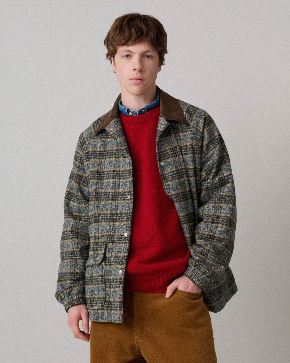 Coach Your Jacket - Check - Grey