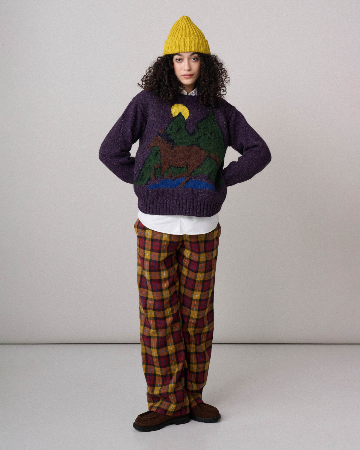 Love Pants - Check Twill - Yellowman (Women)