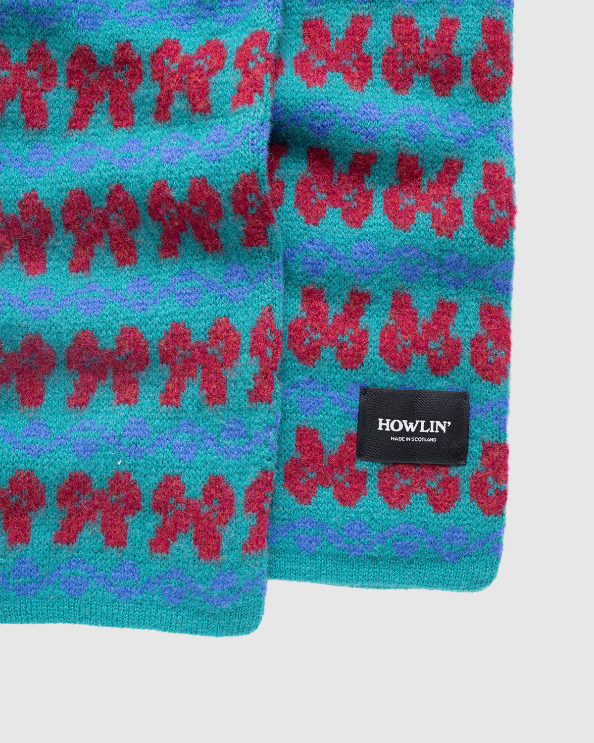 Cosmic Bows Scarf - Strange Green