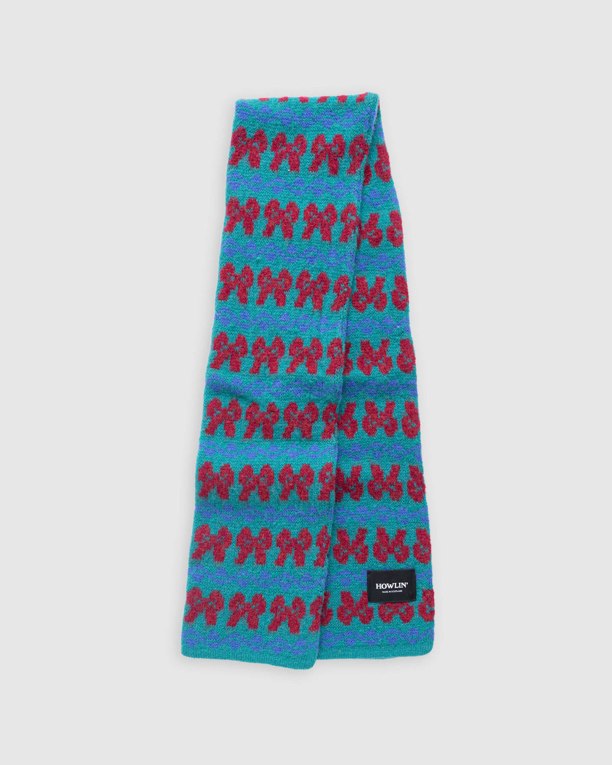 Cosmic Bows Scarf - Strange Green