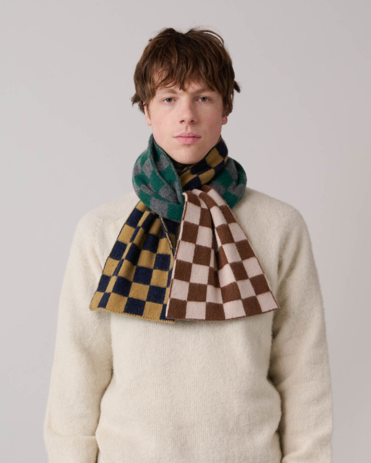 Cosmic Checkerboard Scarf - Sundaze