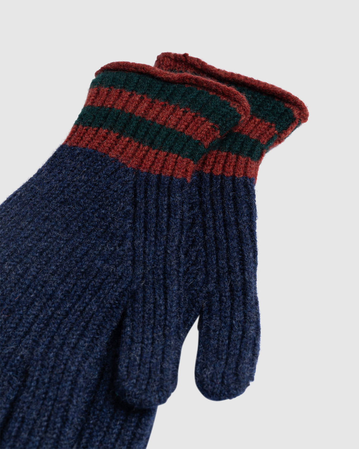 Love My Ribbed Gloves - Navy