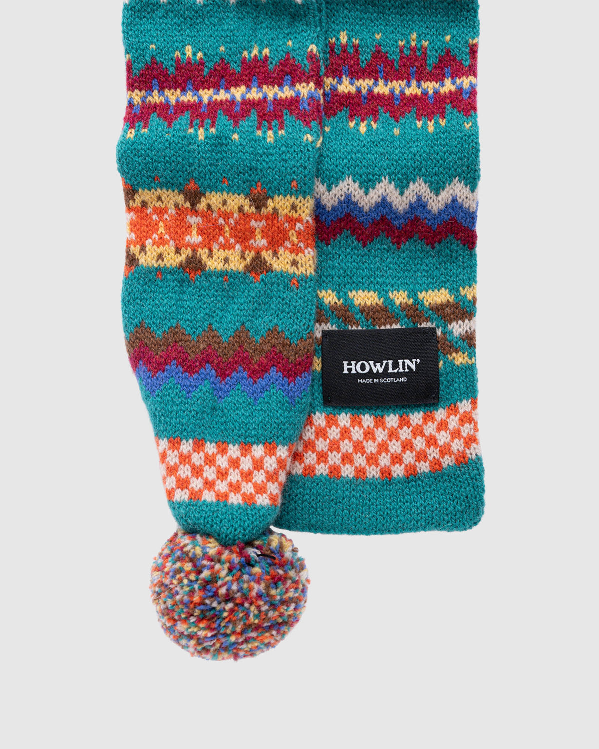 Small Woolen Wonder Scarf - Strange Green