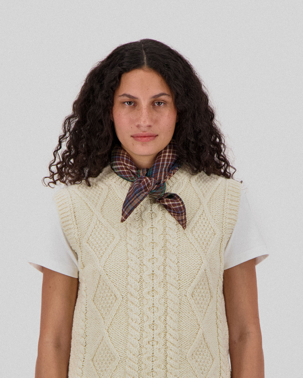 Bandana Lovers - Japanese Twill Check - Brown