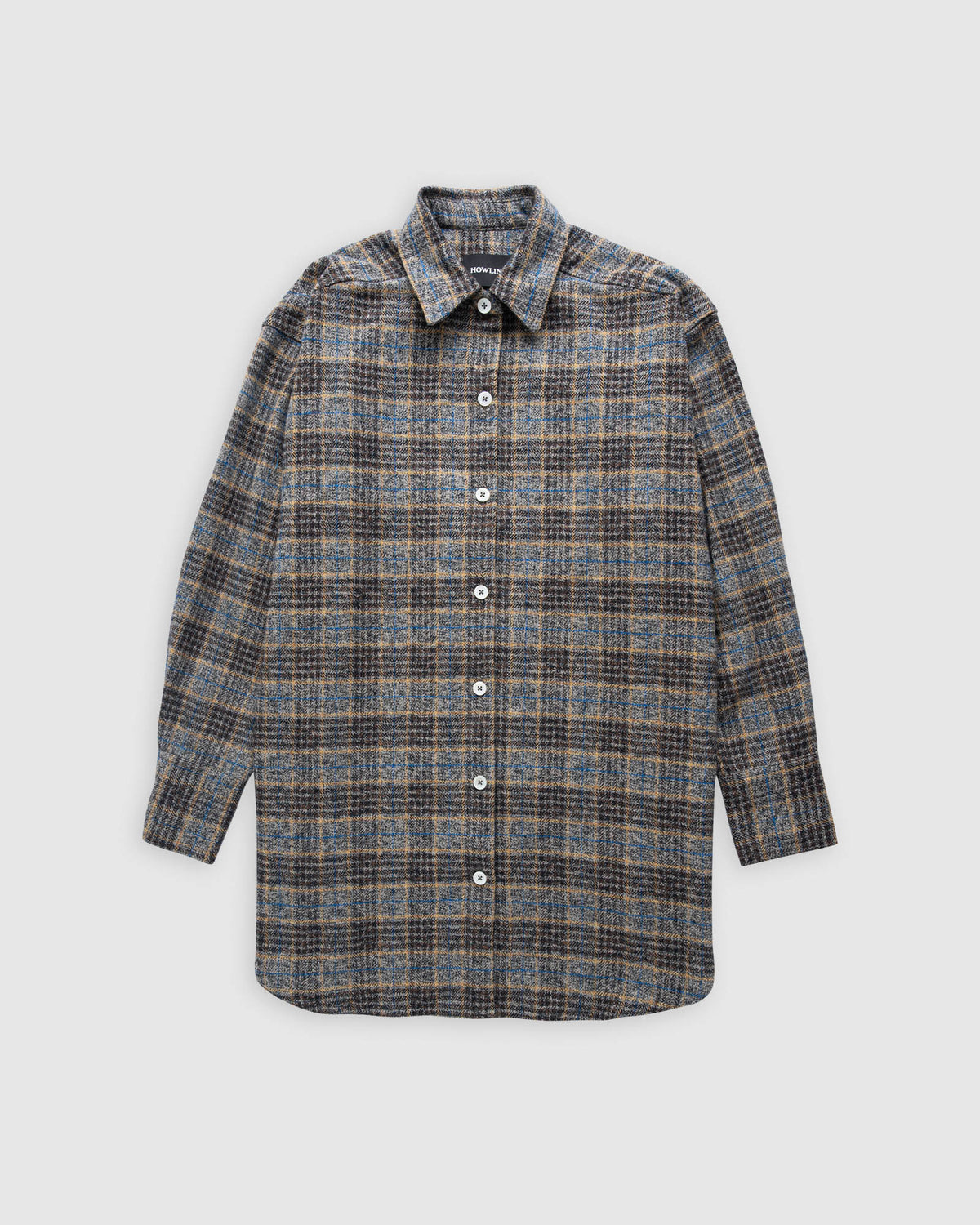 Big Lovely Shirt - Check - Grey (Women)