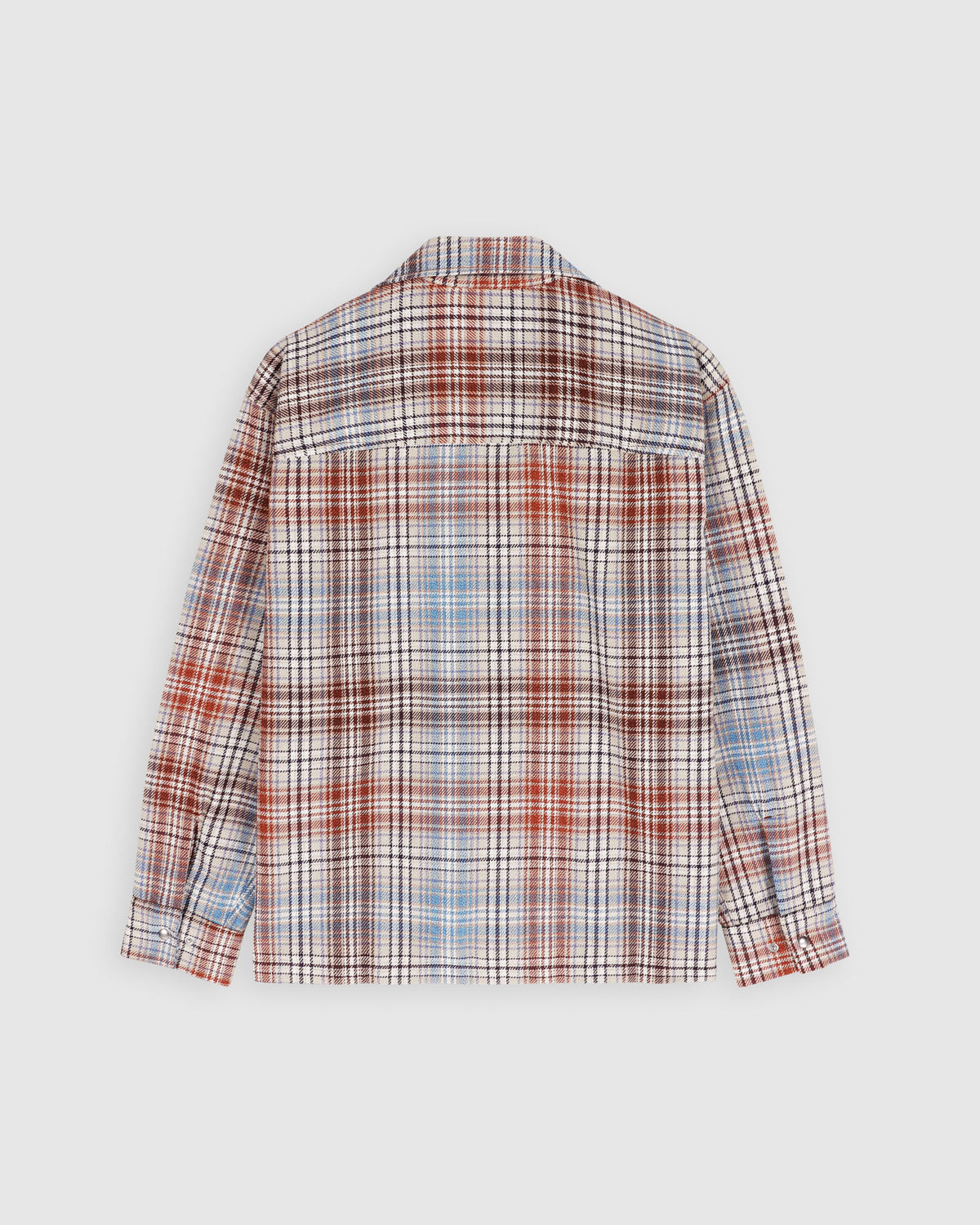 Boxy Freedom Shirt - Japanese Twill Check - Sand