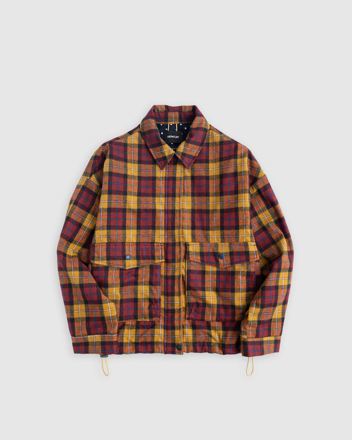 Boxy Moon Jacket - Check Twill - Yellowman (Women)