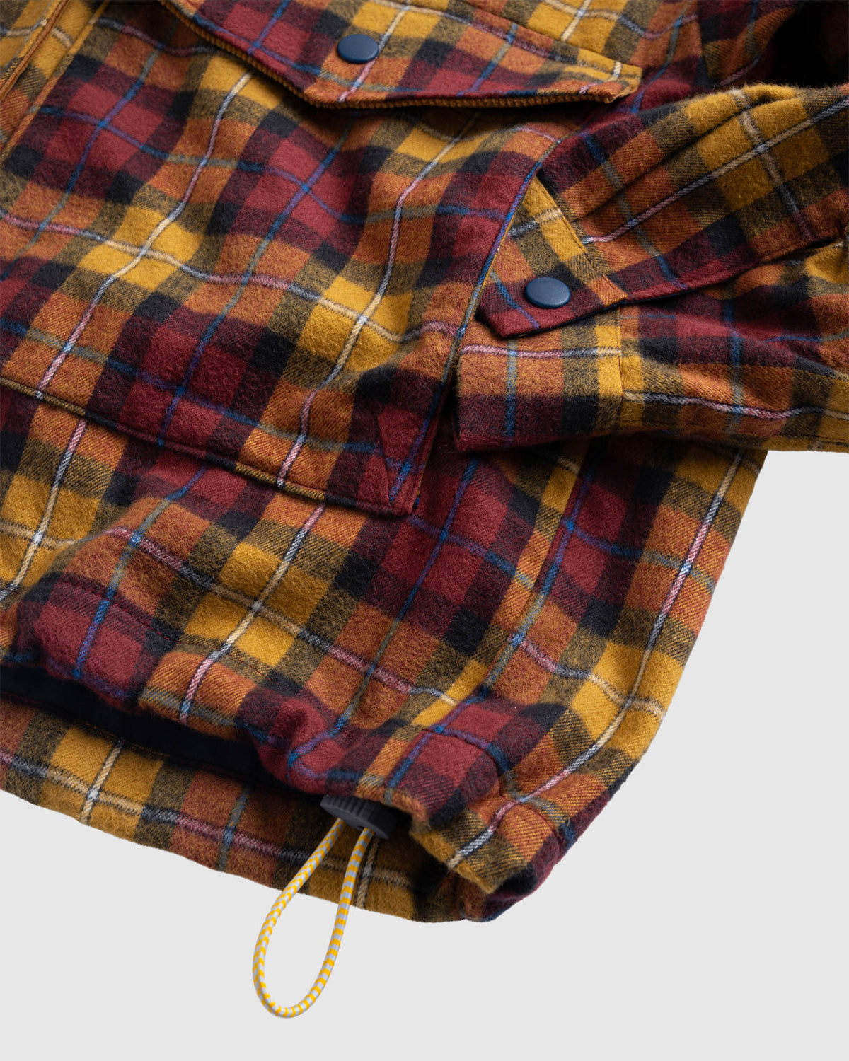 Boxy Moon Jacket - Check Twill - Yellowman (Women)