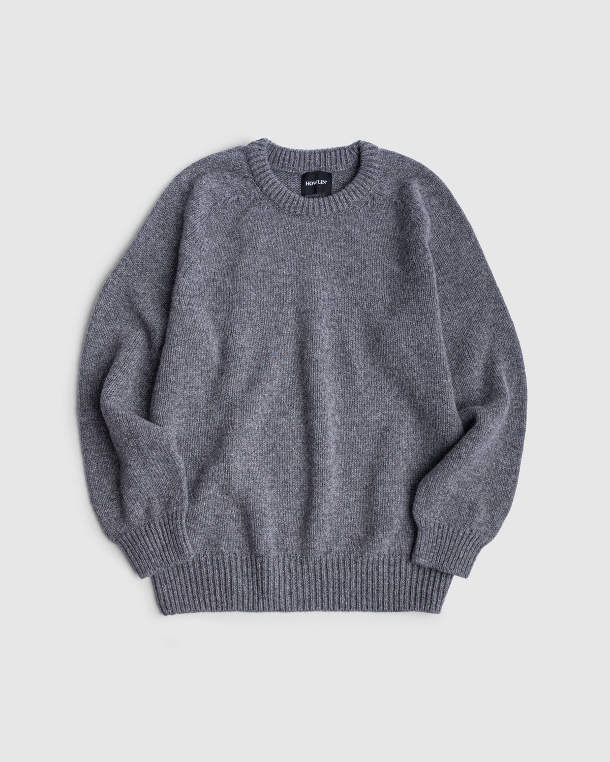 Boxy Space Knit - Med Grey
