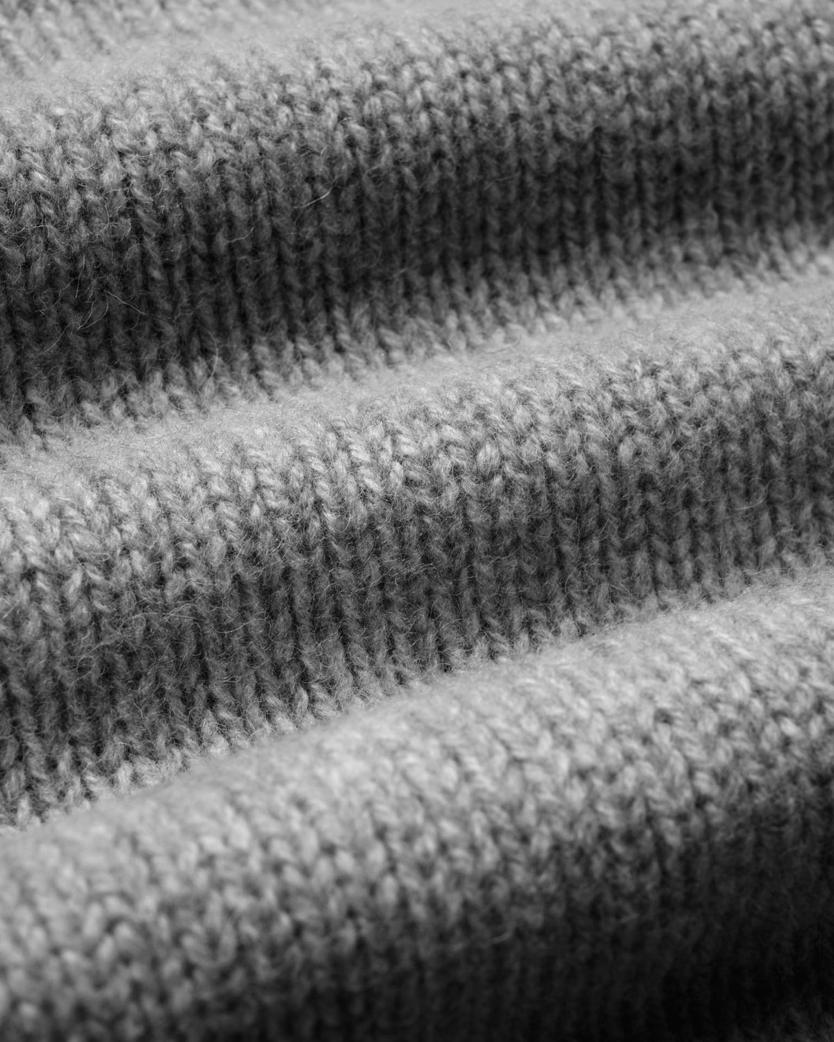 Boxy Space Knit - Med Grey