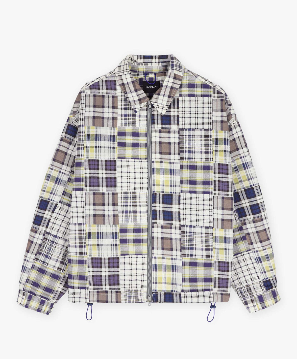 Boxy Swing Jacket - Fantasy - Blue Madras Mix