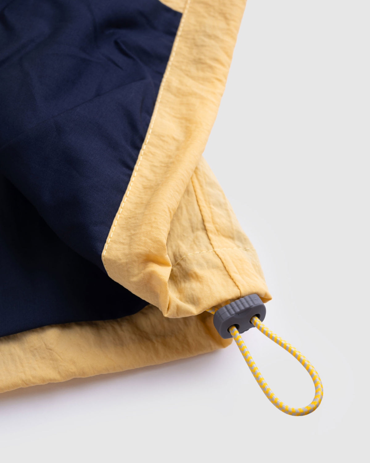 Boxy Swing Jacket - Grungy Japanese Nylon Twill - Yellow