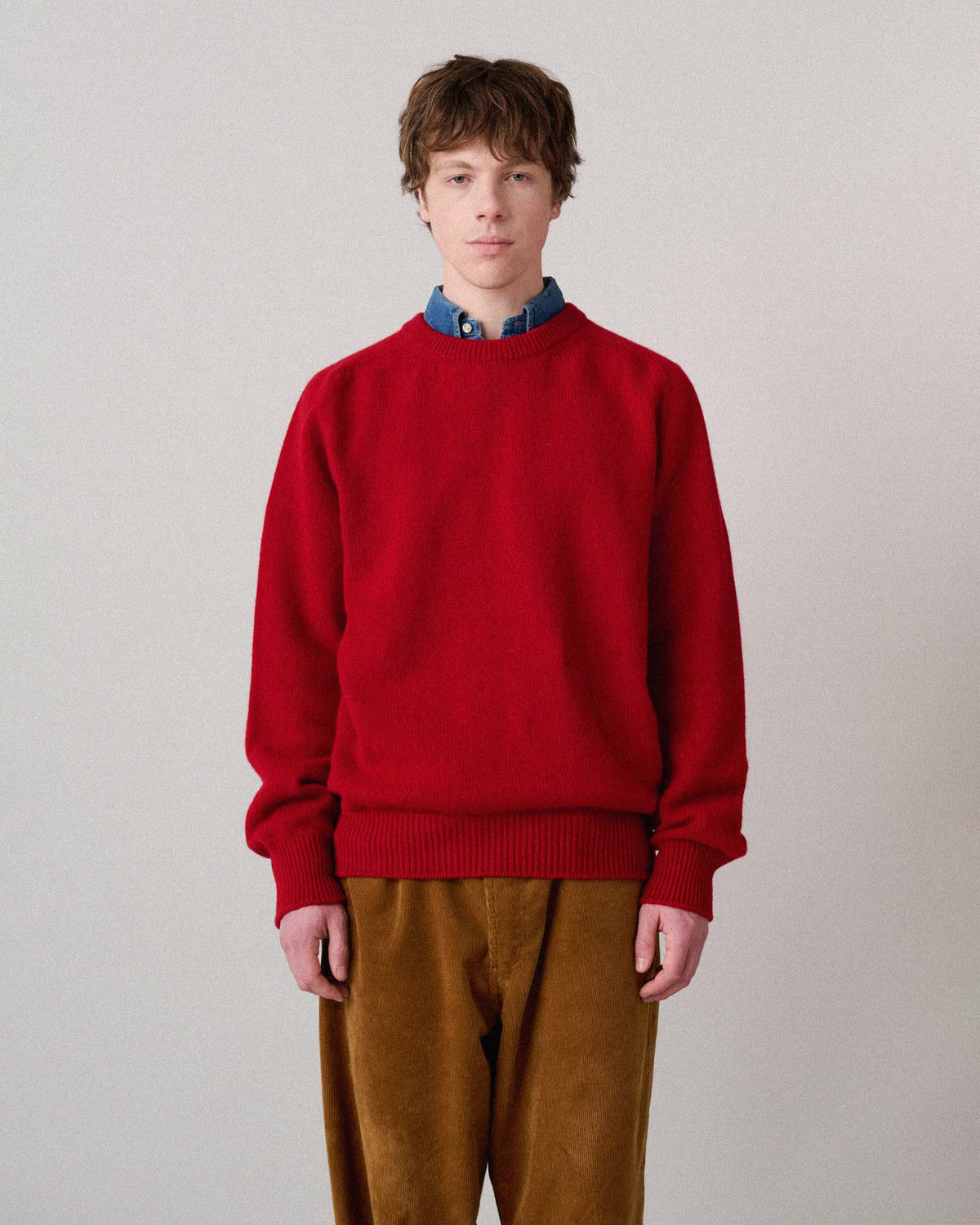 Boxy Space Knit - Fire
