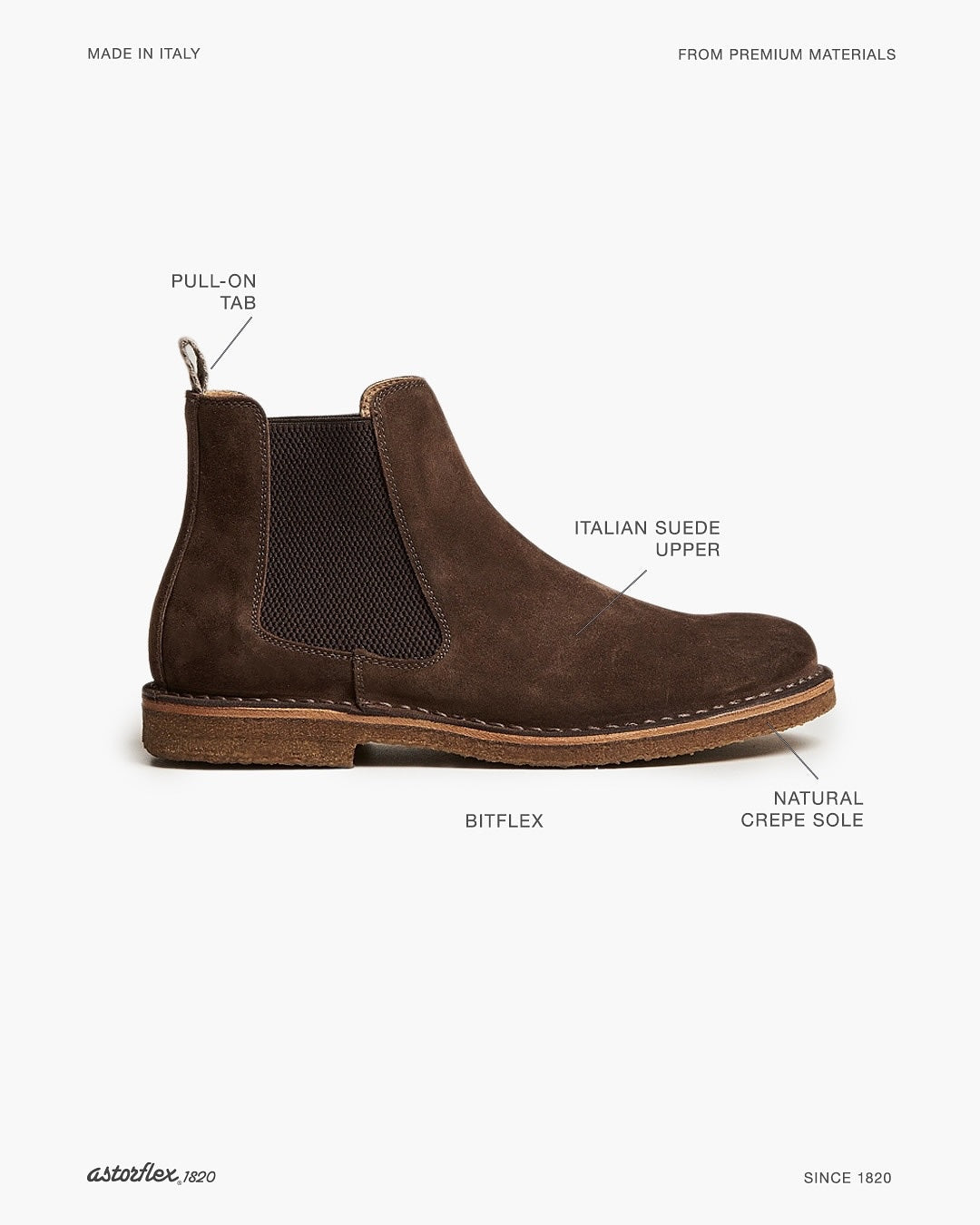 Bitflex Chelsea Boot - Dark Chestnut