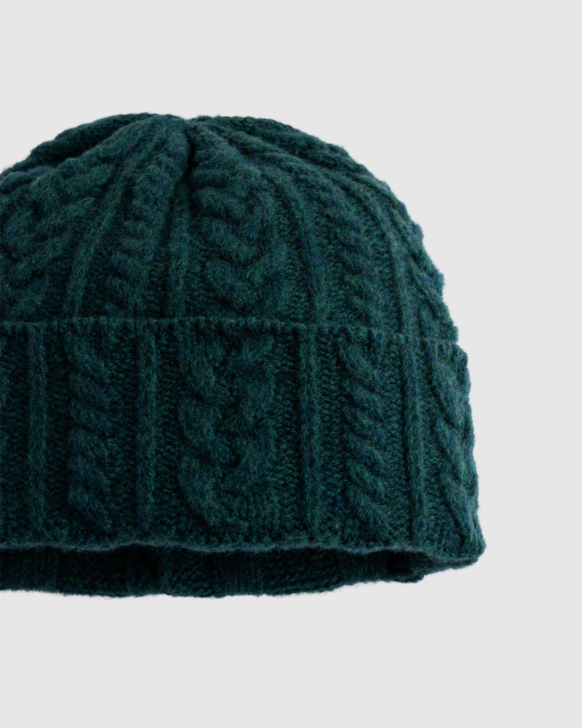 Cable Festival Hat - Forest