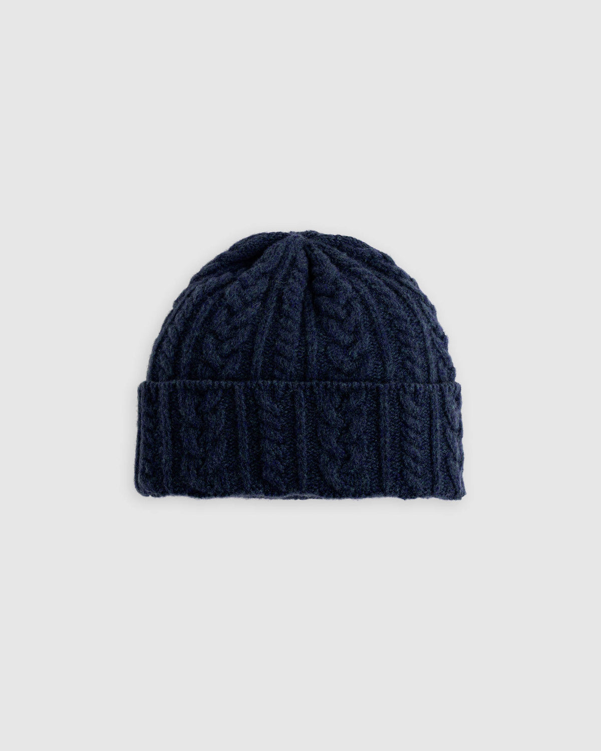 Cable Festival Hat - Navy