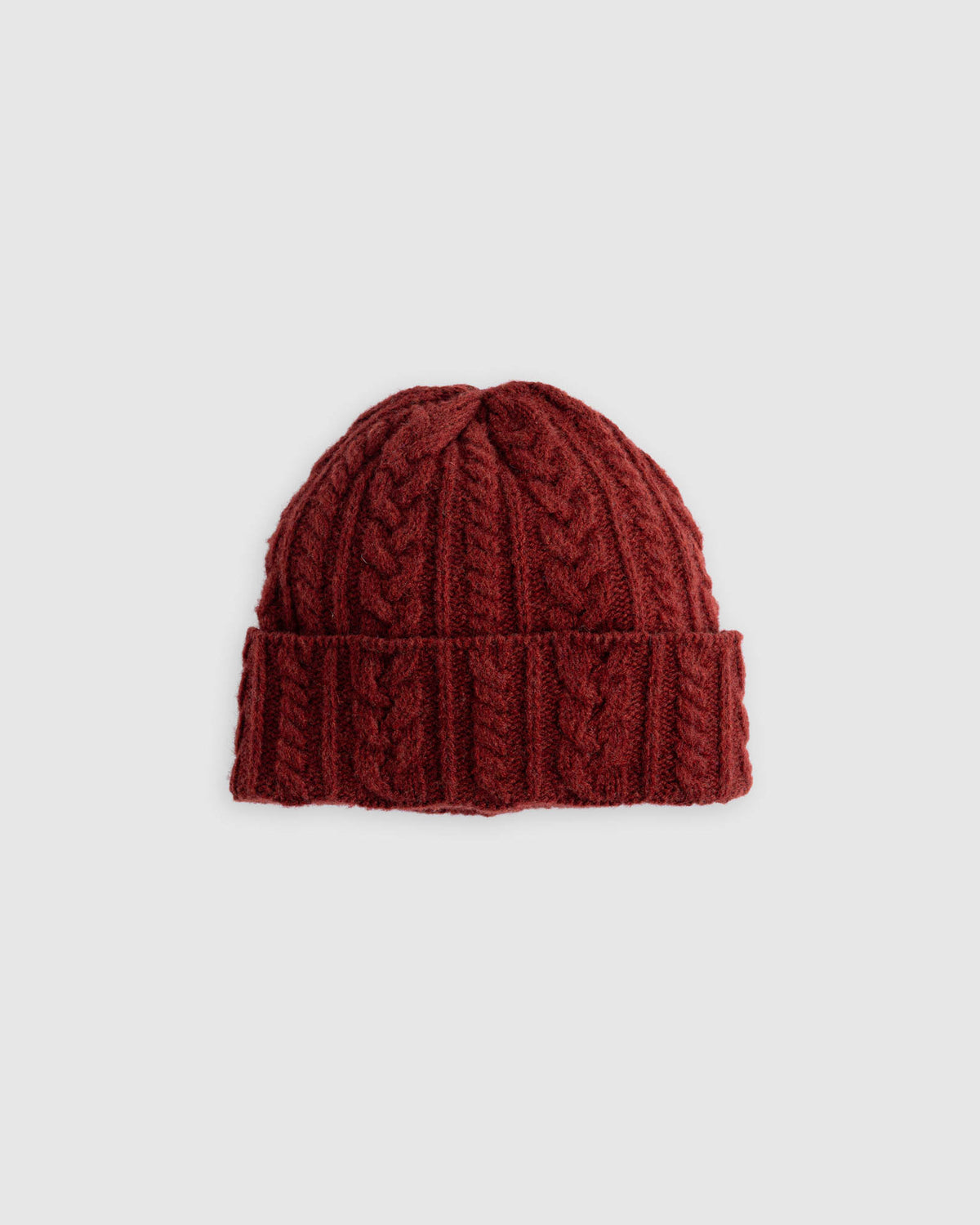 Cable Festival Hat - Rusty