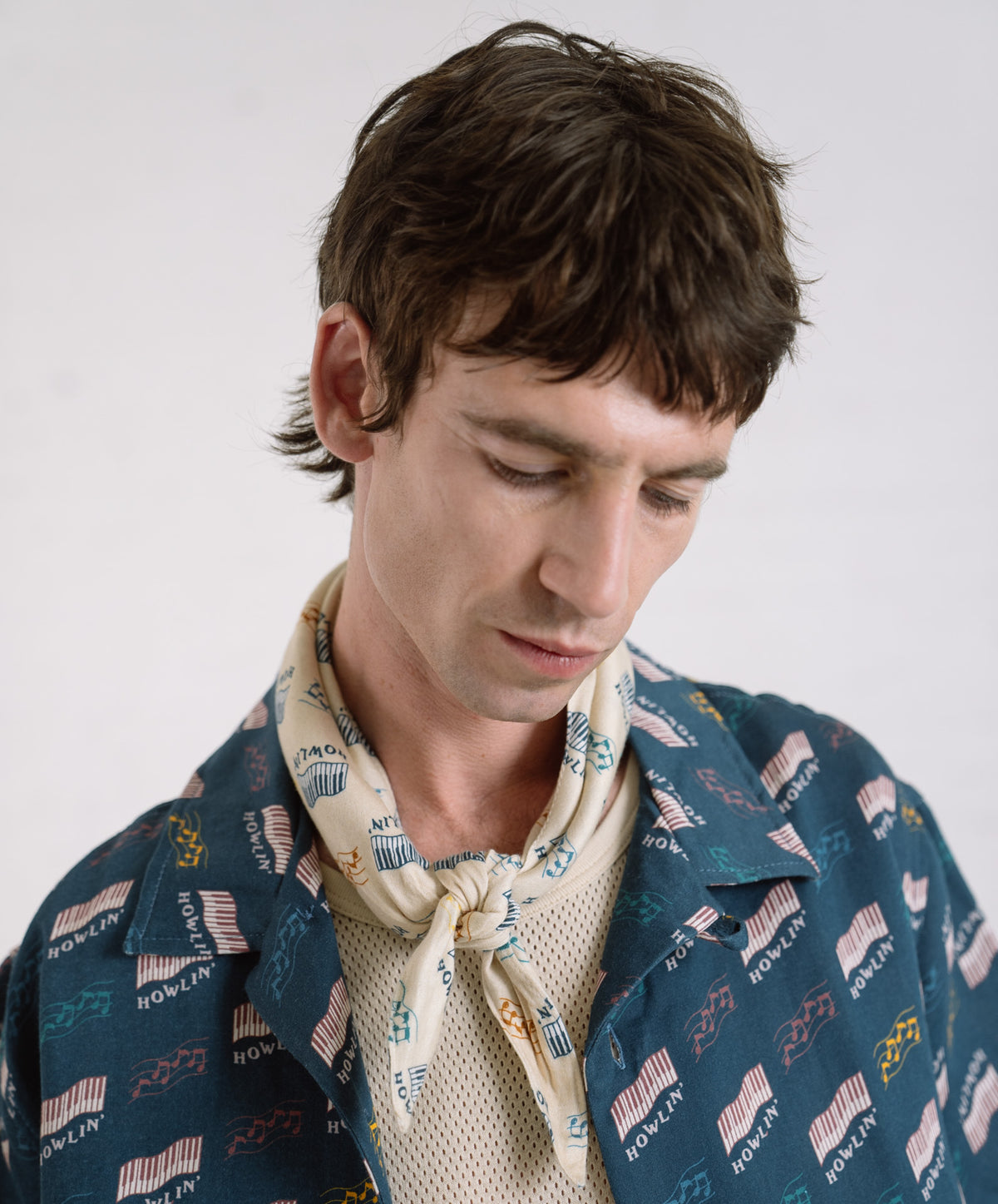 Cocktail D’Amore - Azzuro Howlin' Piano Hemp Print