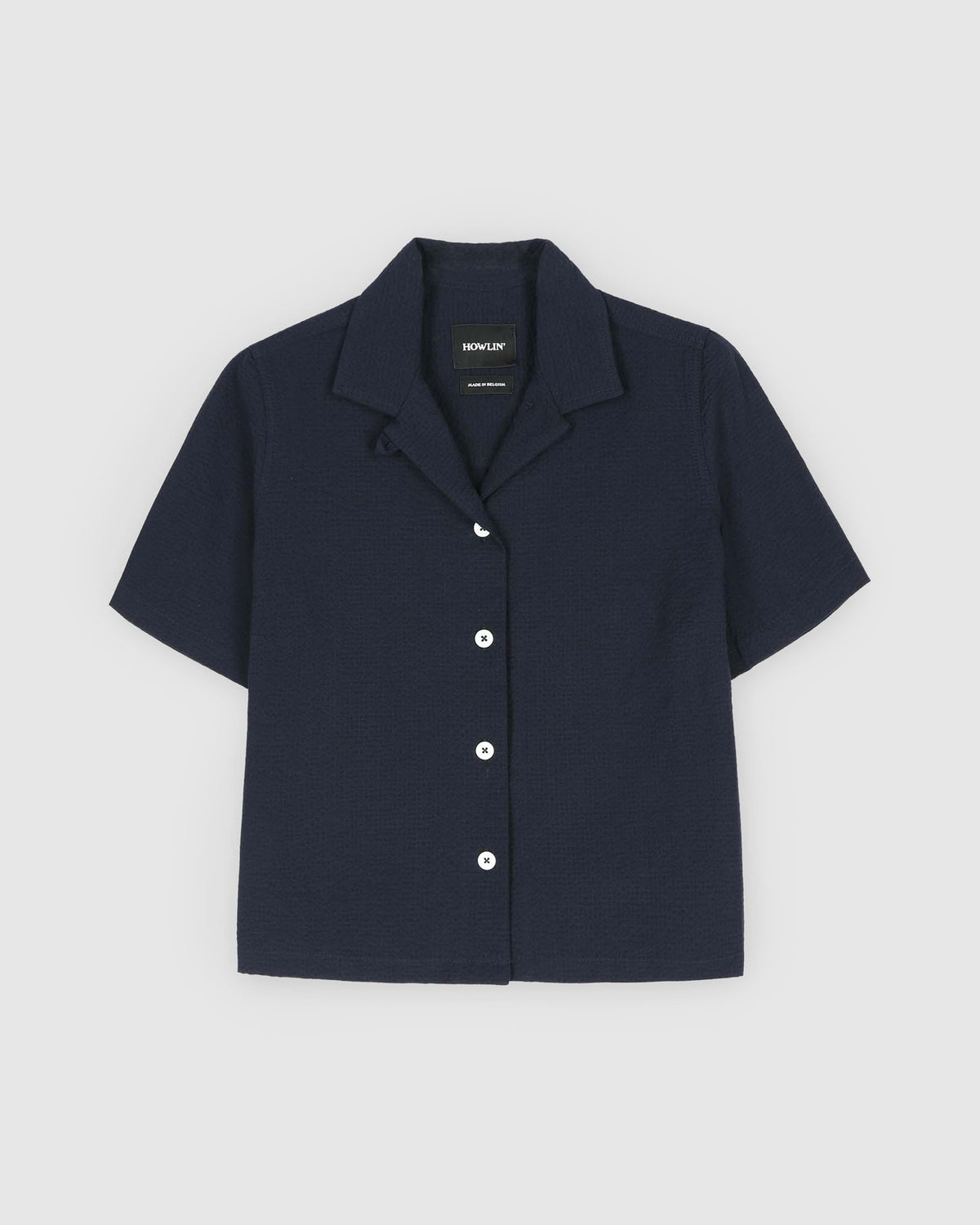 Cocktails For The Girls Shirt - Crispy Seersucker - Navy (Women)