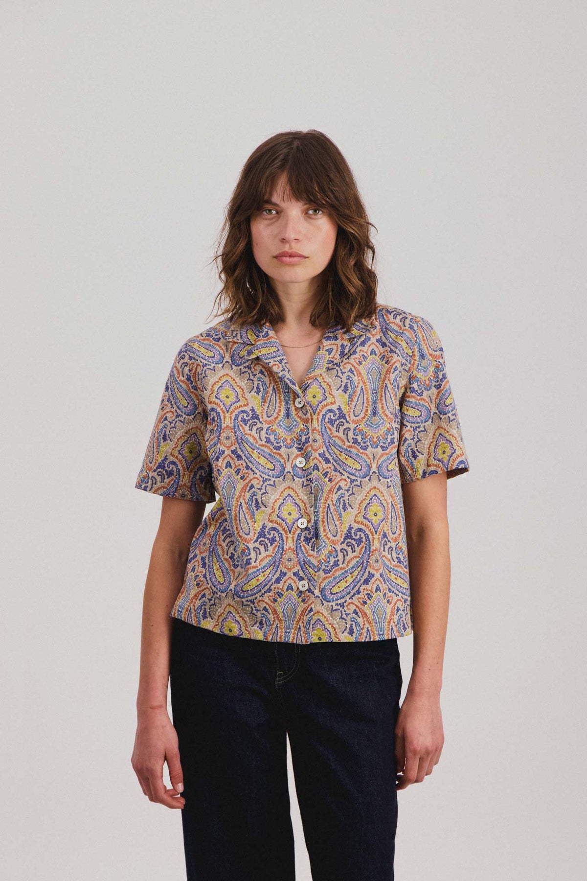 Cocktails For The Girls Shirt - Fantasy - Tropical Psych Paisley (Women)