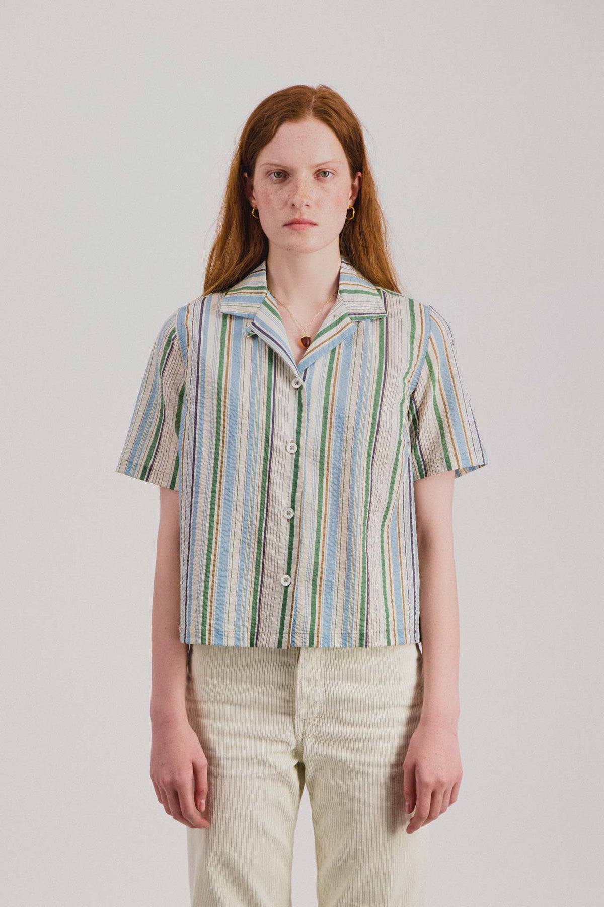 Cocktails For The Girls Shirt - Fantasy - Tropical Stripes (Women)