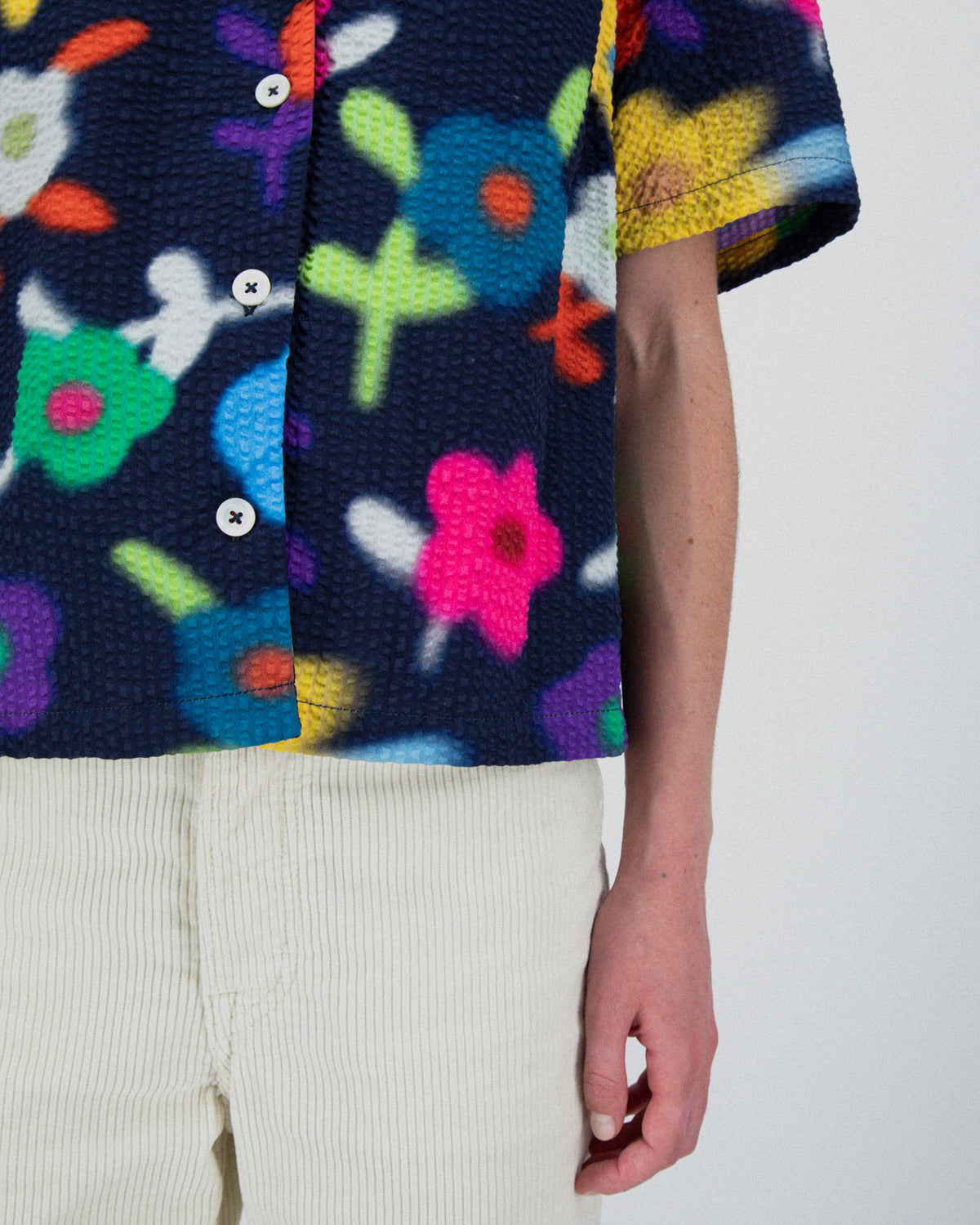 Cocktails For The Girls Shirt - Trippy Flowers - Space (Women)