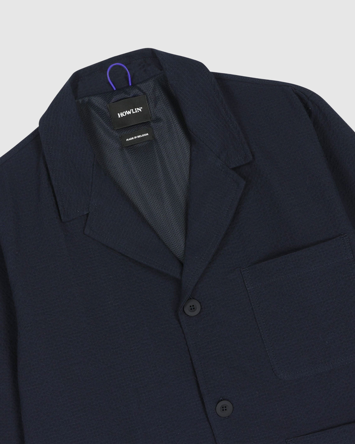 Cosmic Blazer - Seersucker - Navy