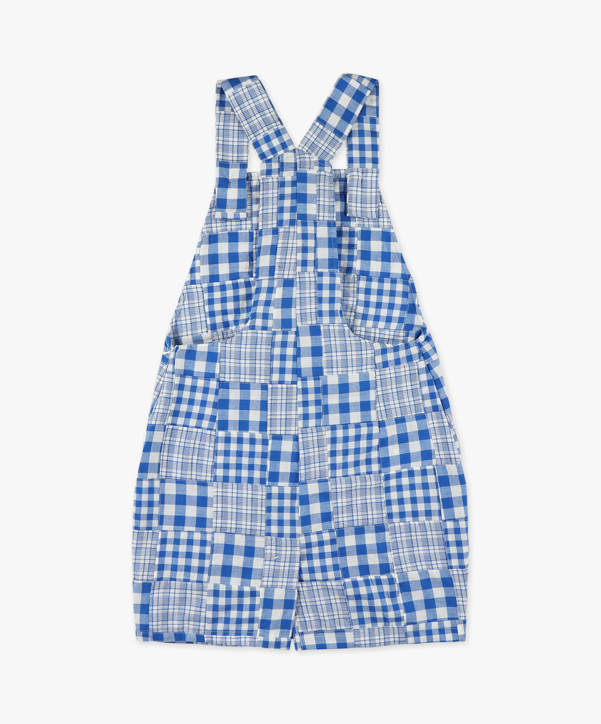 Cosmic Dress - Blue Madras Patchwork (Women)