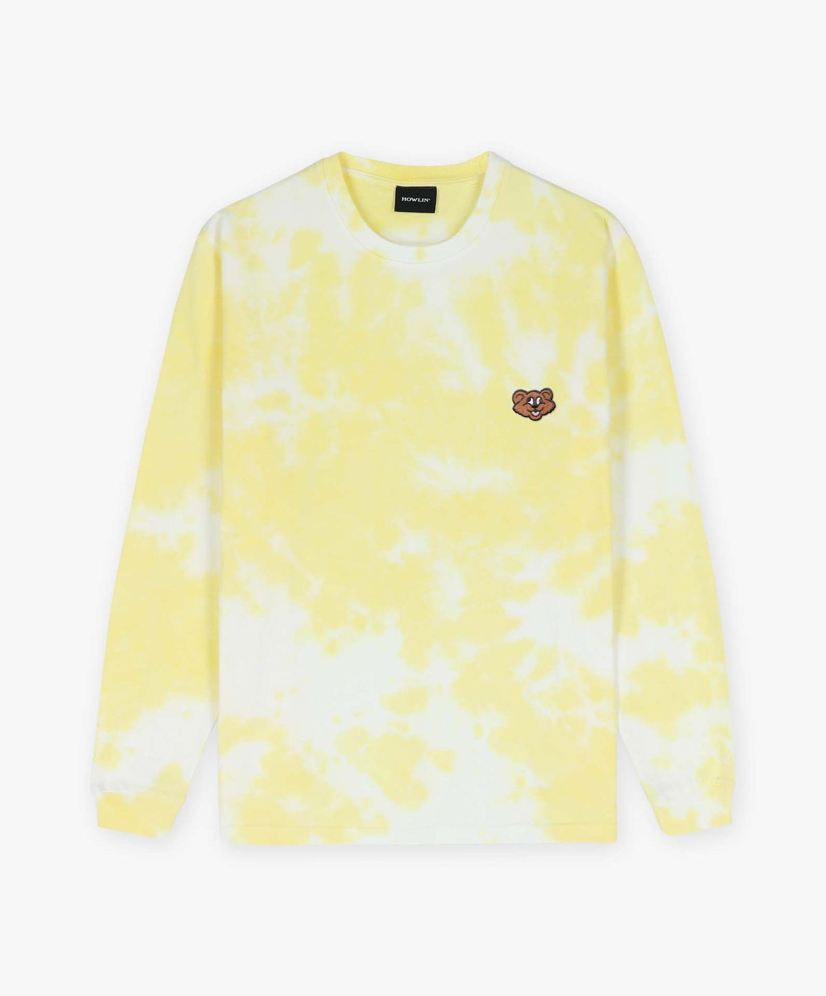 Cosmic Long Sleeves Shaggy Bear - Soft Yellow