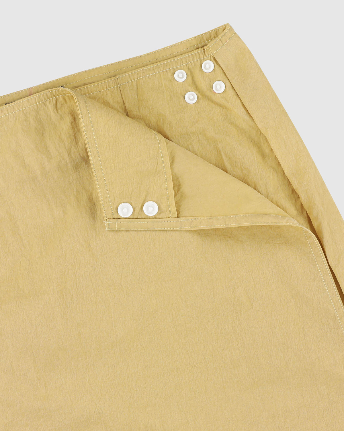 Cosmic Skirt - Grungy Japanese Nylon Twill - Yellow (Women)
