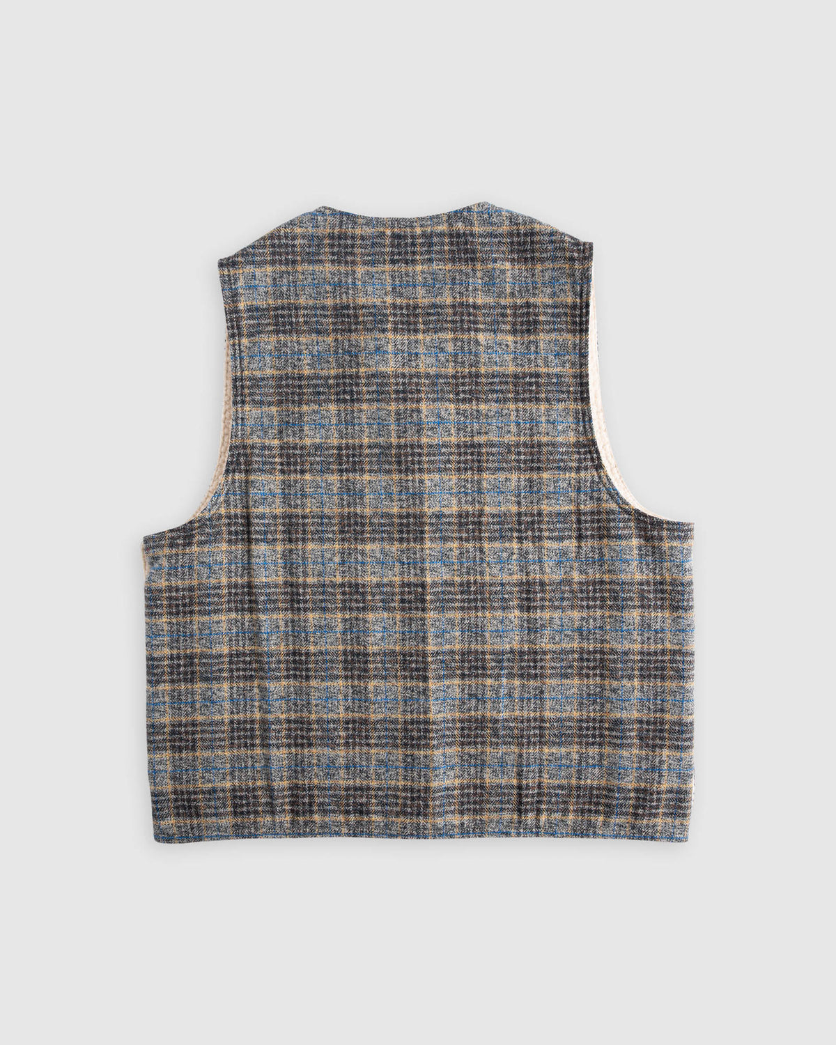 Cosmic Vest - Check - Grey