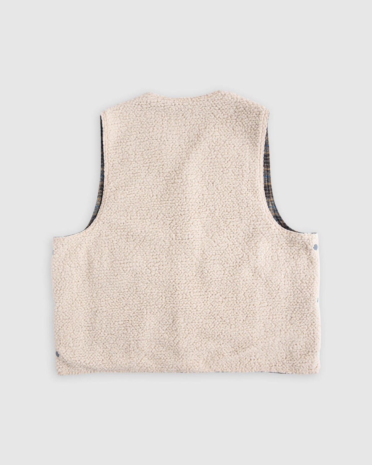 Cosmic Vest - Check - Grey