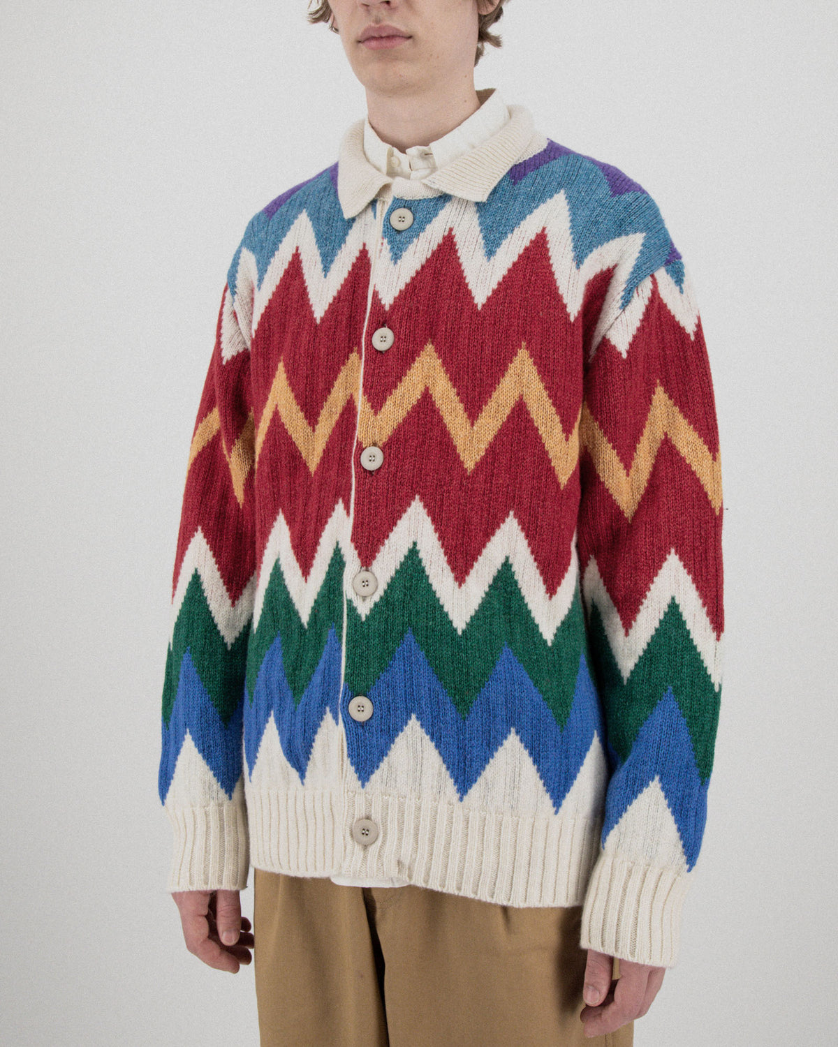 Dark Star Cardigan - Ecru Sand