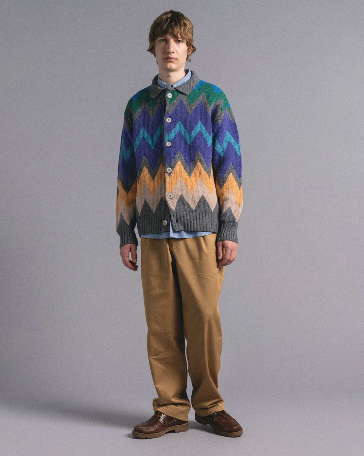 Dark Star Cardigan - Steely Cloud
