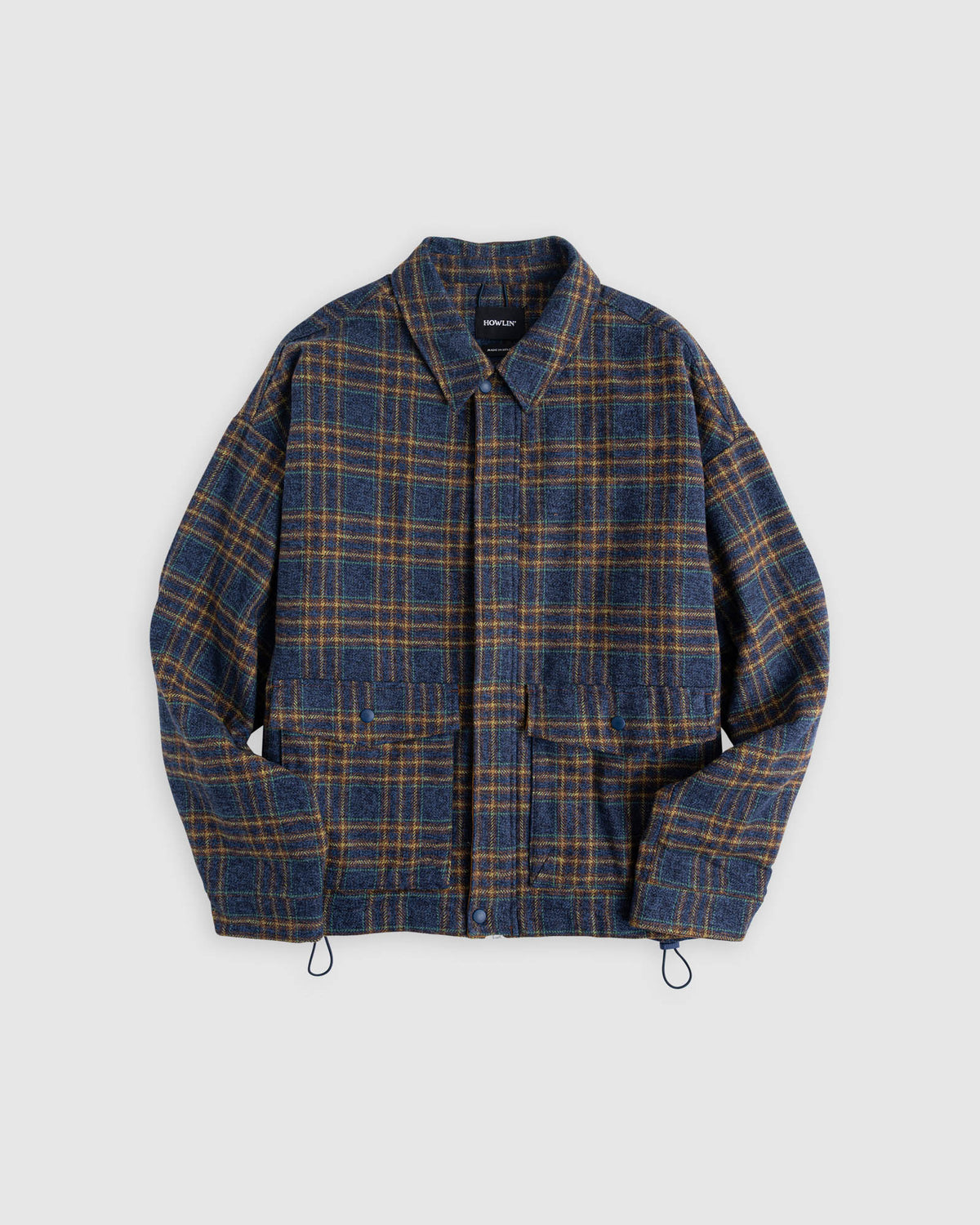 Distant Jacket - Check - Blue