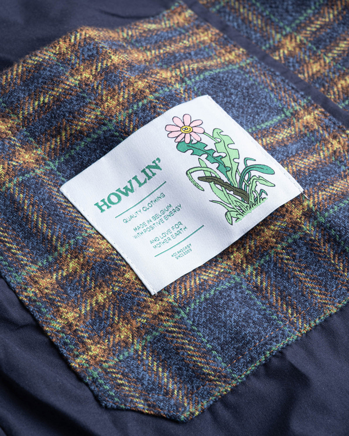 Distant Jacket - Check - Blue