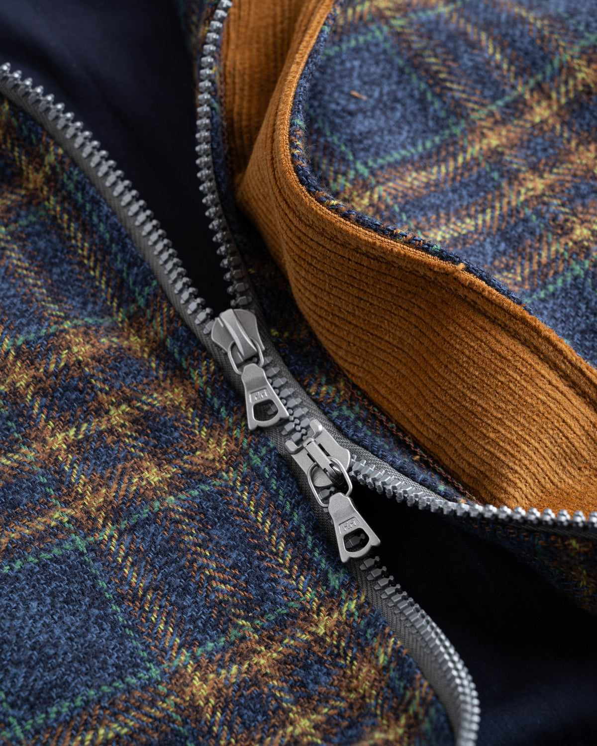Distant Jacket - Check - Blue