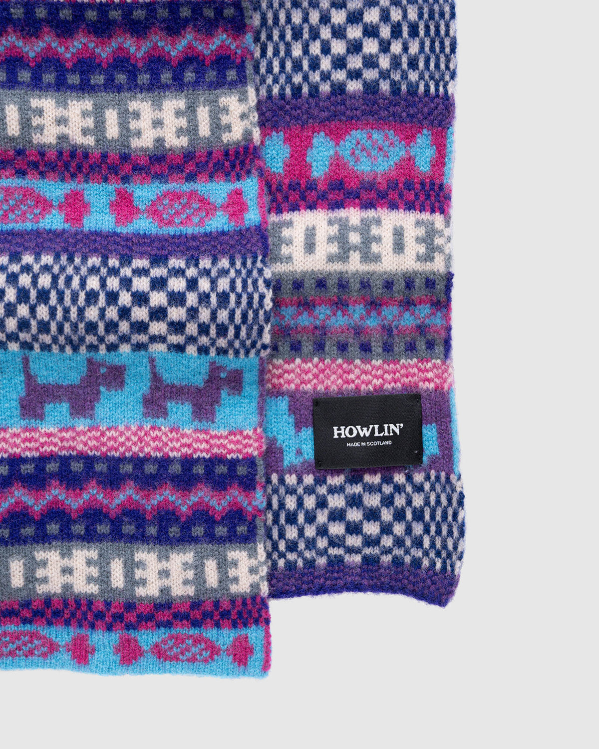 Dog And Candy Scarf - Space