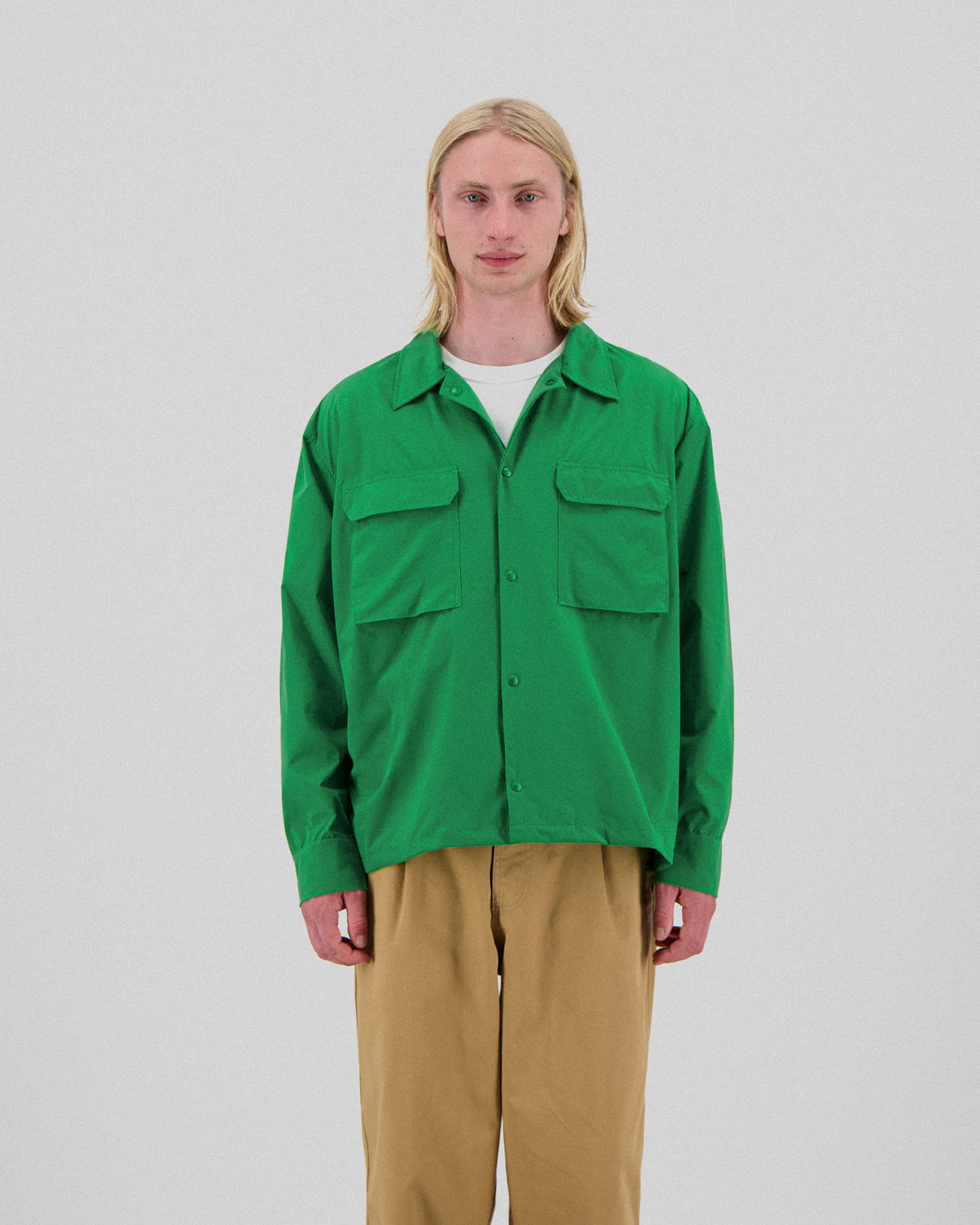 Hidden Shirt - Eco Taffeta - Space Green