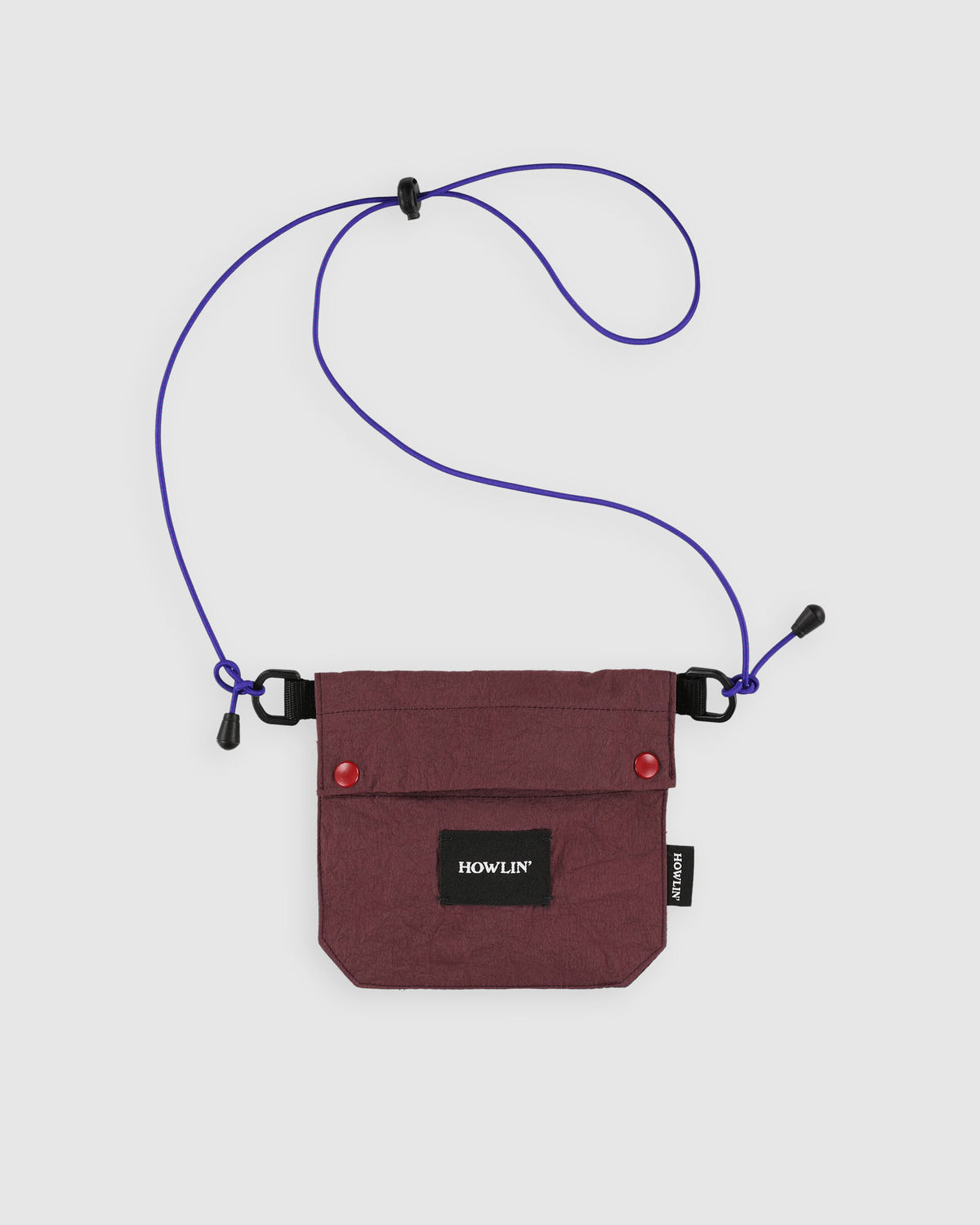 Howlin’ Small Bag - Grungy Japanese Nylon Twill - Burgundy