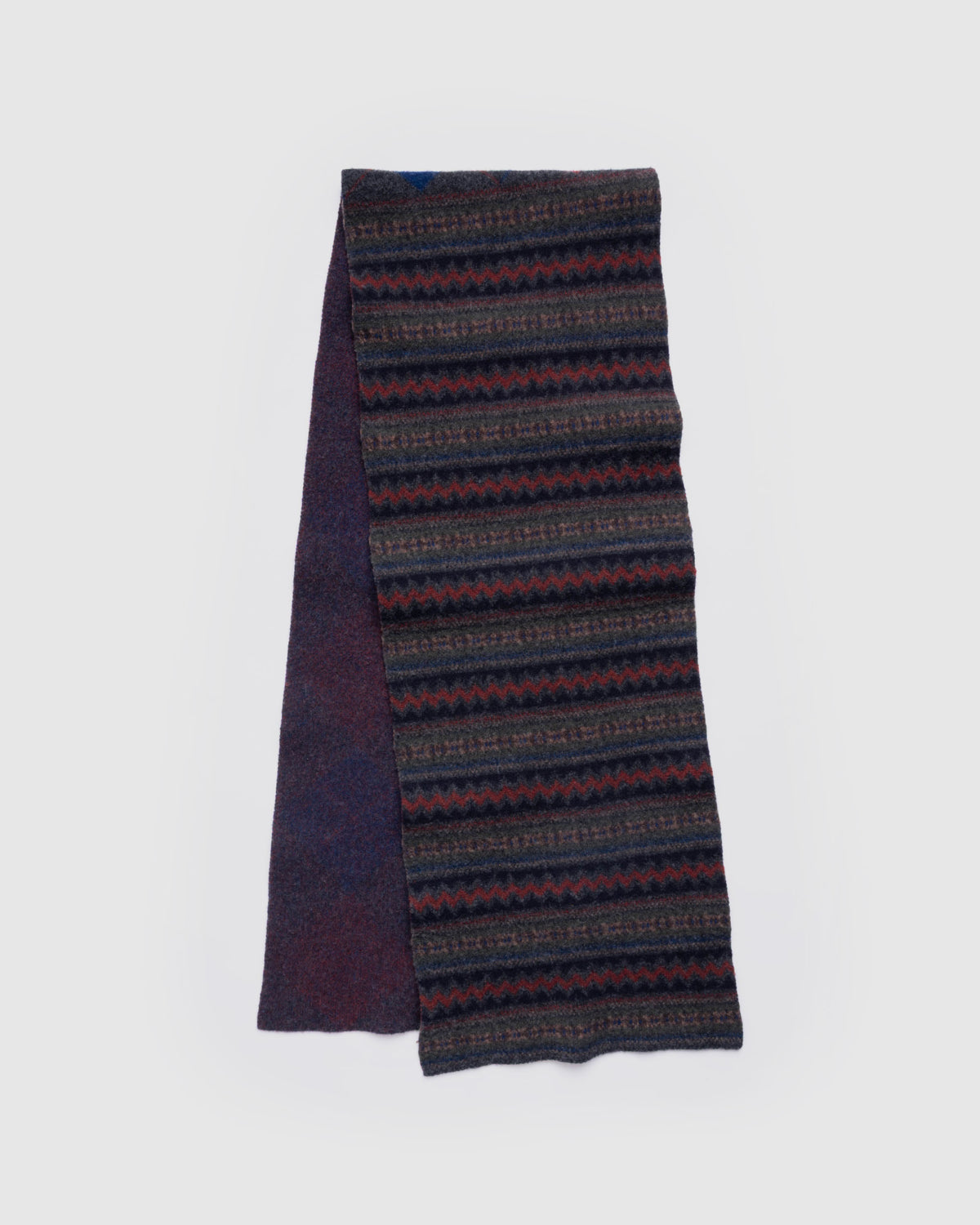 Howlin' x Engineered Garments - Argyle Mixed Scarf