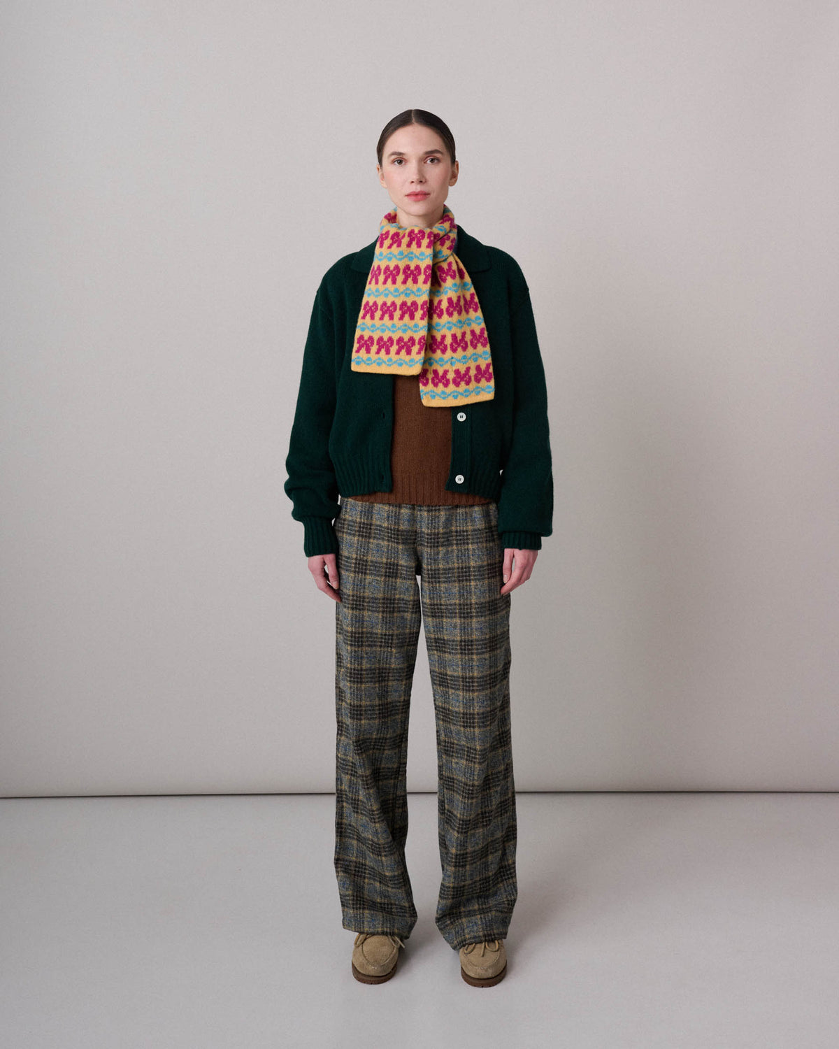 Love Pants - Check - Grey (Women)