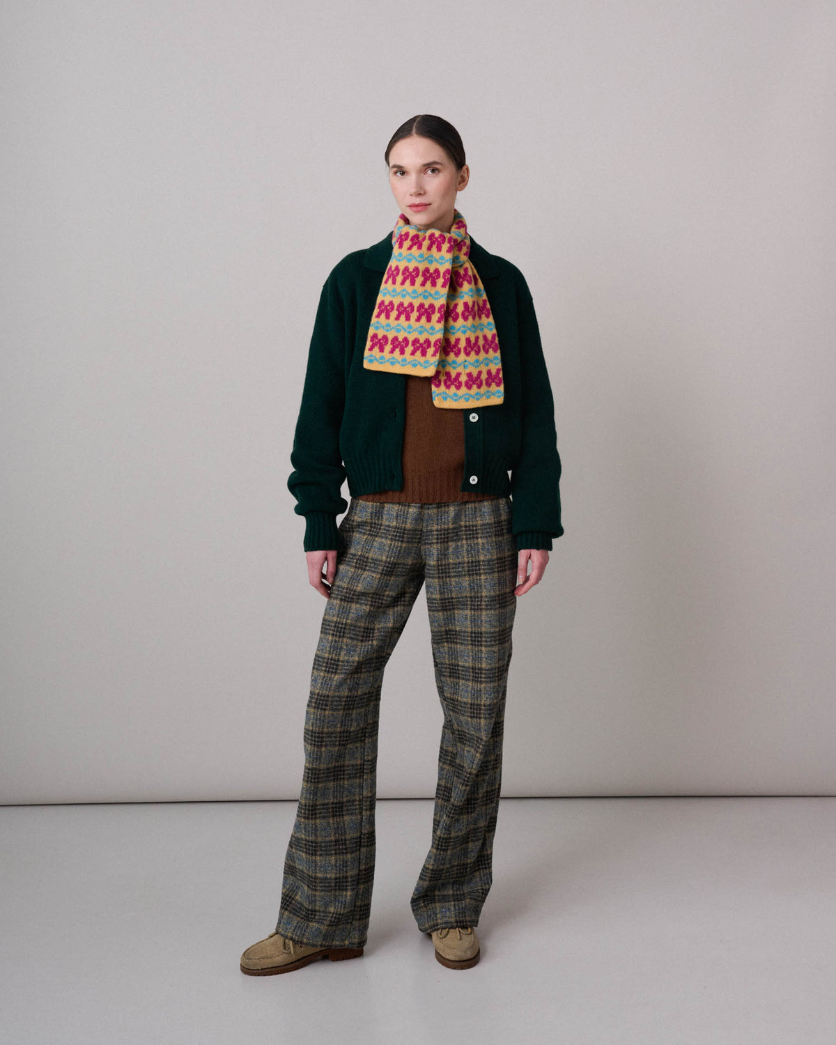 Love Pants - Check - Grey (Women)