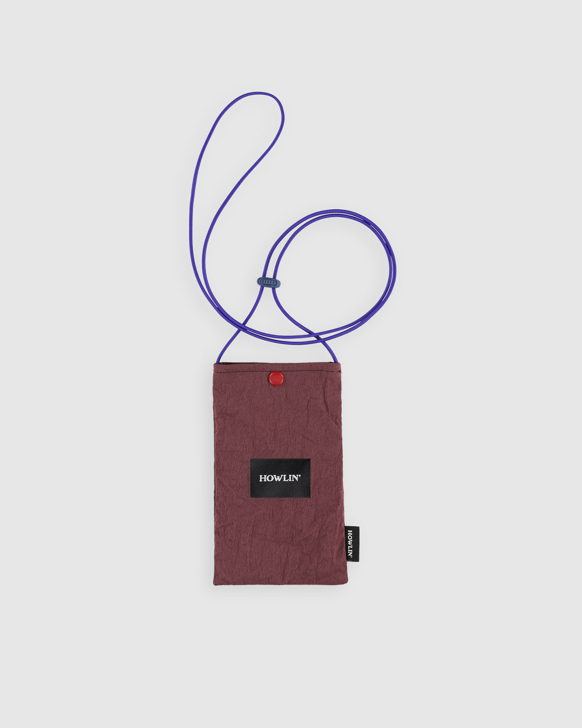 Magic Pouch Bag - Grungy Japanese Nylon Twill - Burgundy