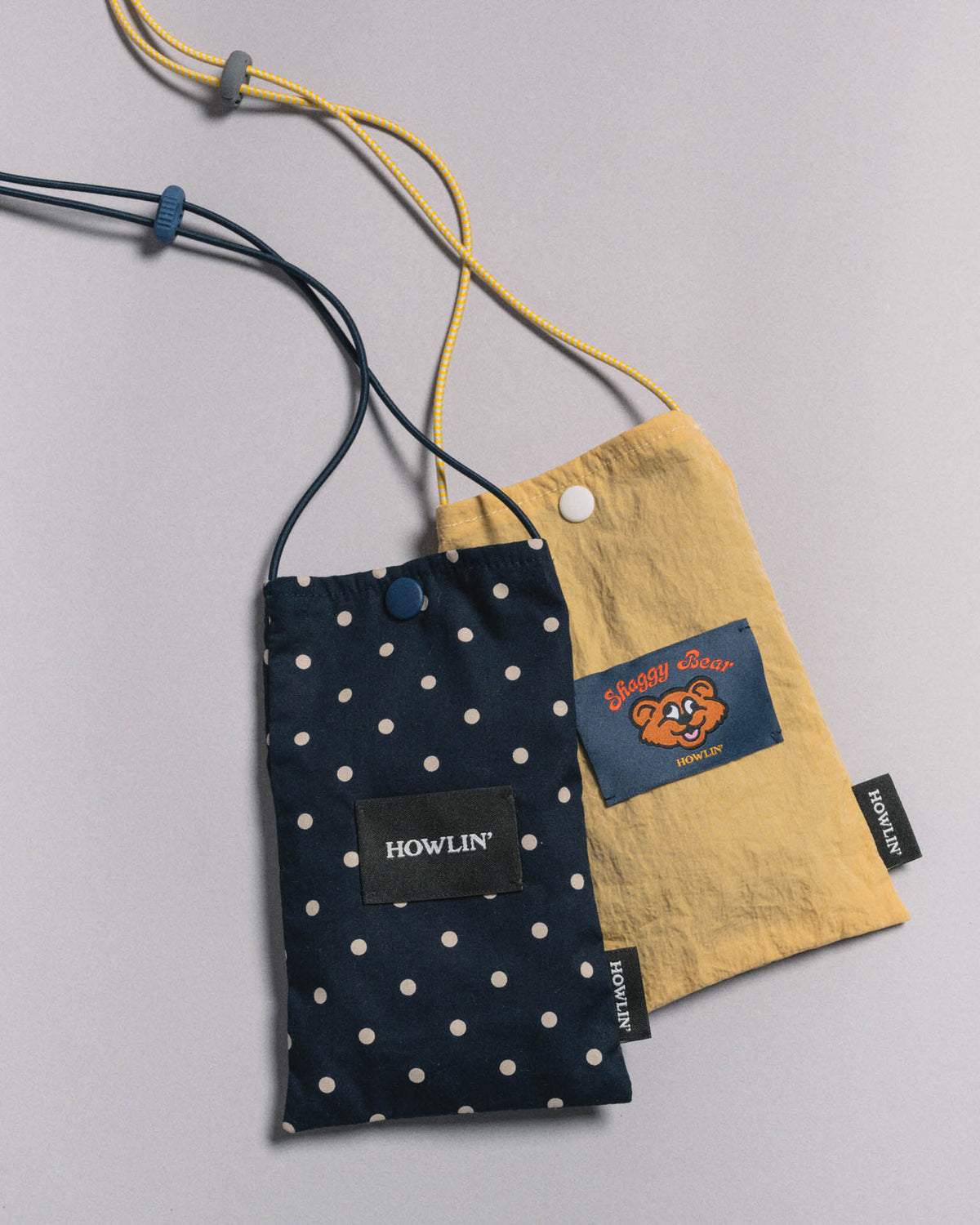 Magic Pouch Bag - Grungy Japanese Nylon Twill - Yellow