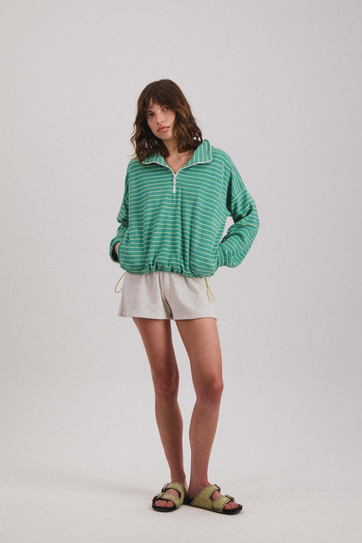 Magic Striped Sweat - Oasis (Women)