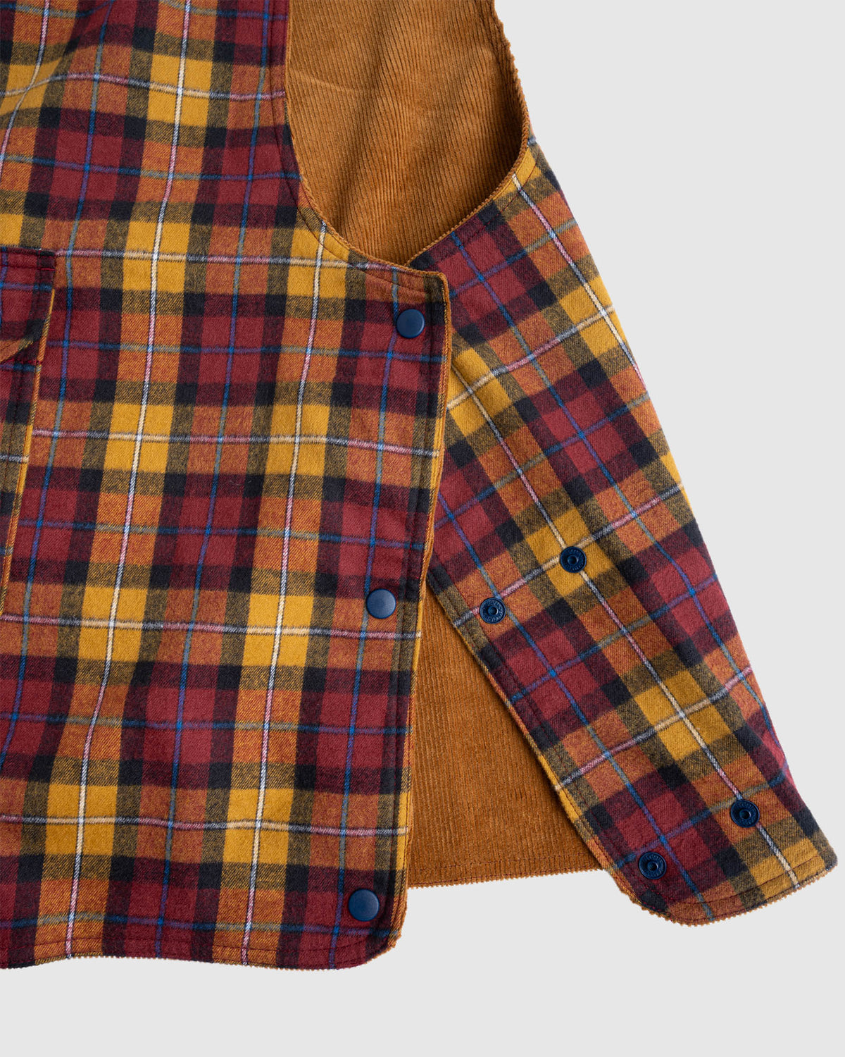Mutant Disco Vest - Check Twill - Yellowman