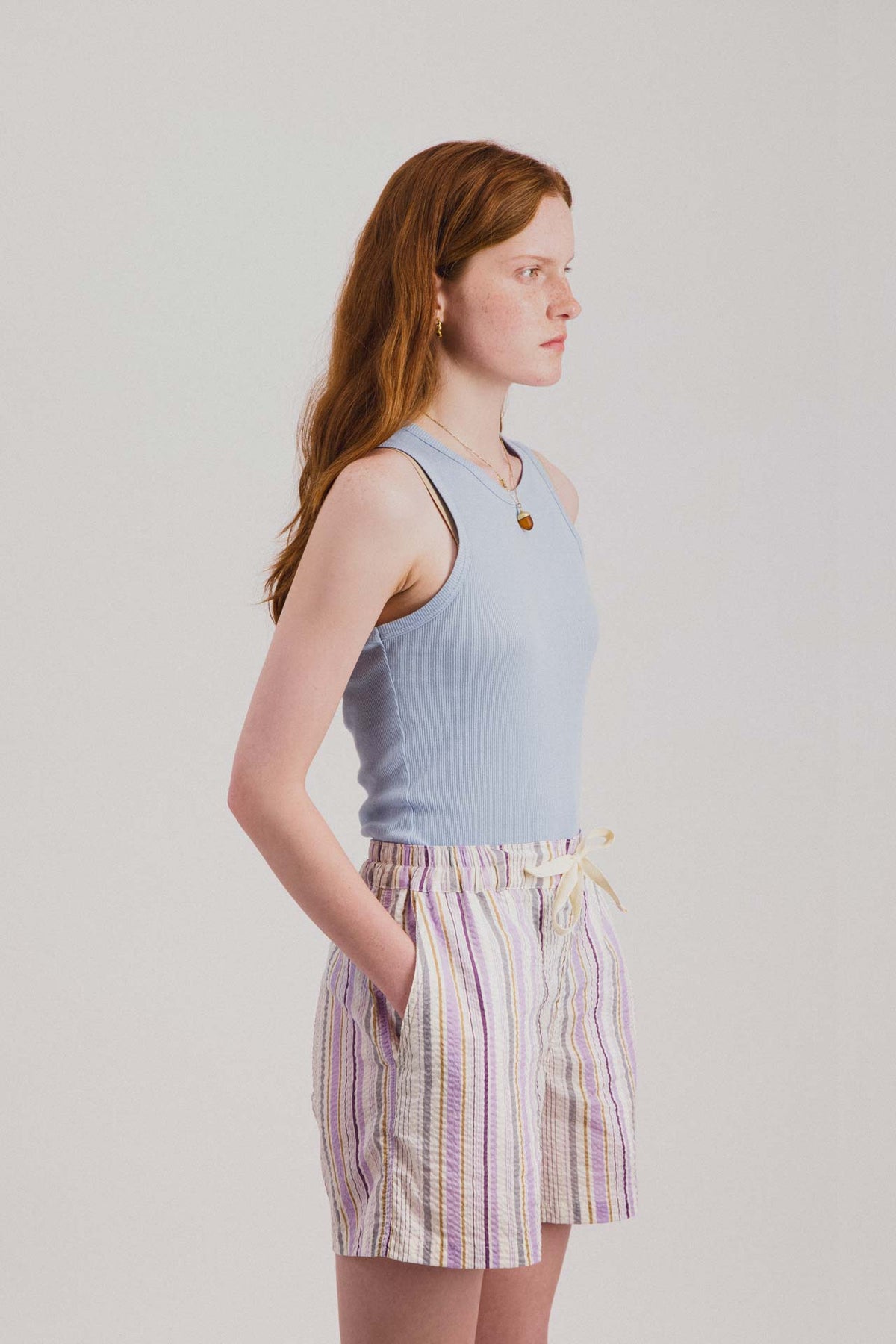 Private Shorts - Fantasy - Violet Stripes (Women)