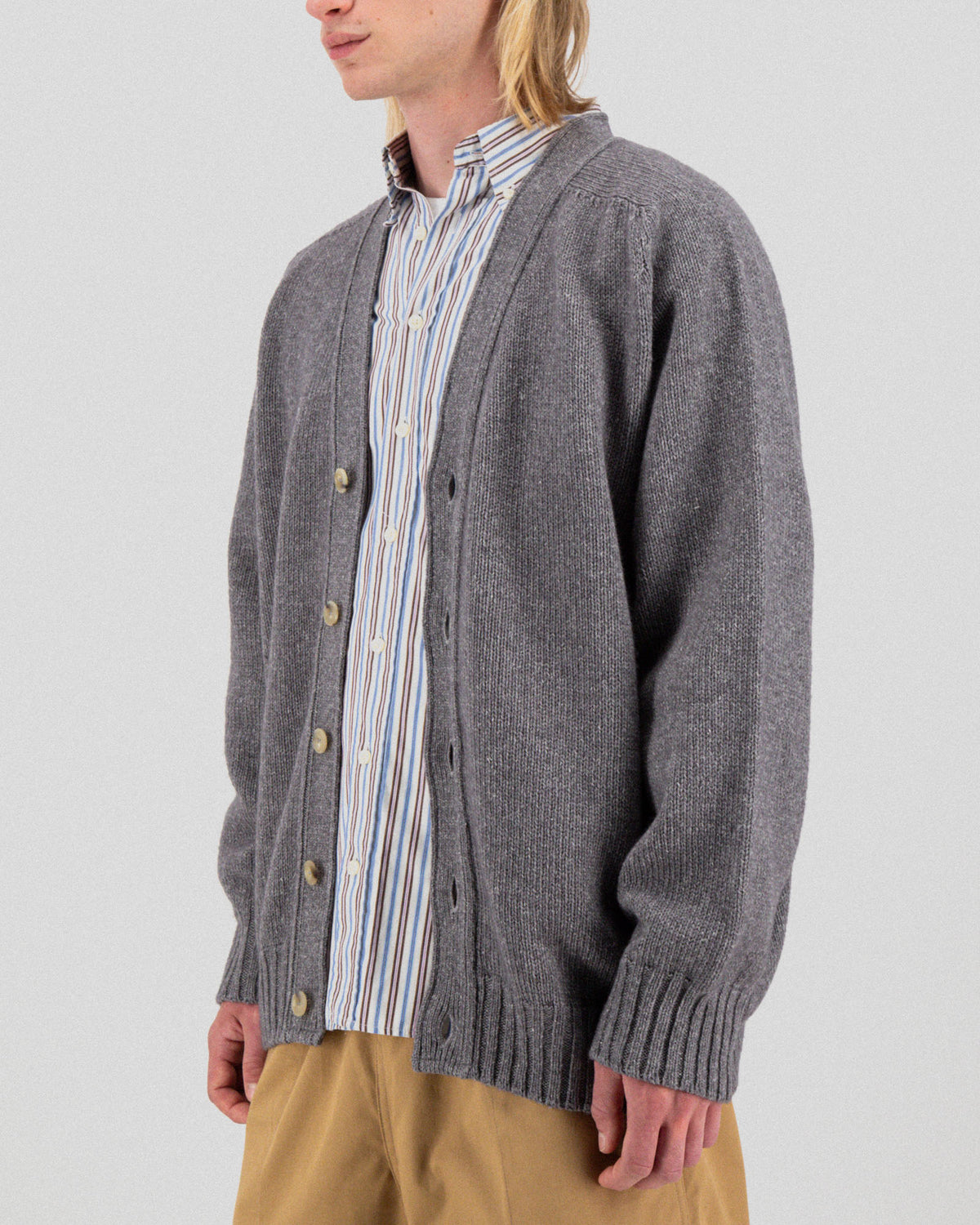 Reverb Cardigan - Steely Cloud