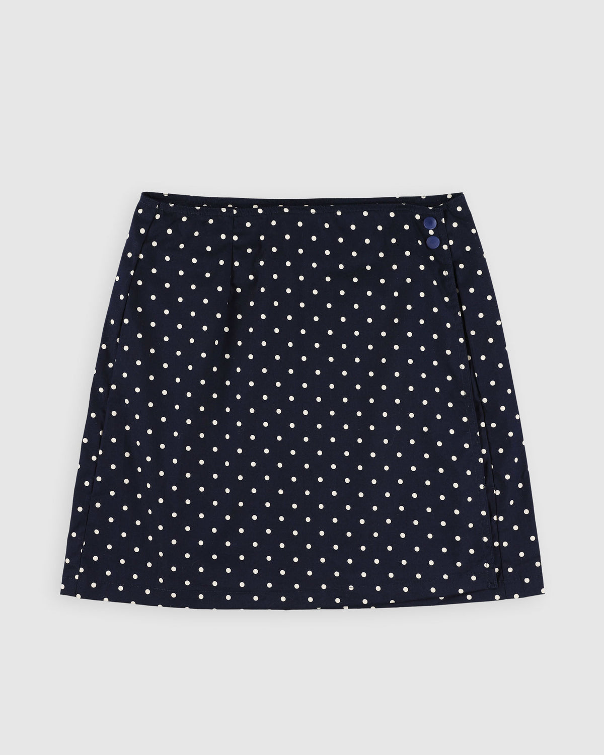 Safe Skirt - Japanese Polka Dots - Navy (Women)
